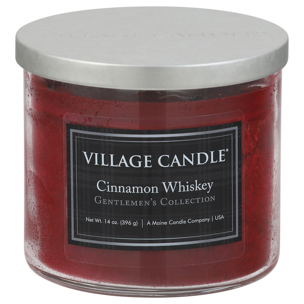 Village Candle Gentlemen's Collection Cinnamon Whiskey Scented
