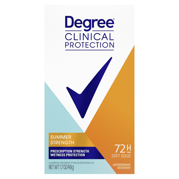 Save on Degree Clinical Protection Antiperspirant Summer Strength Order
