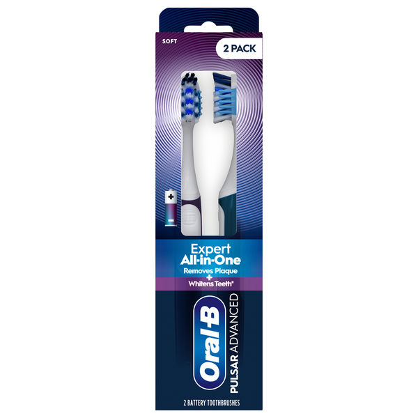 Oral-B Expert All-in-One Pulsar Advanced Battery Toothbrushes Soft