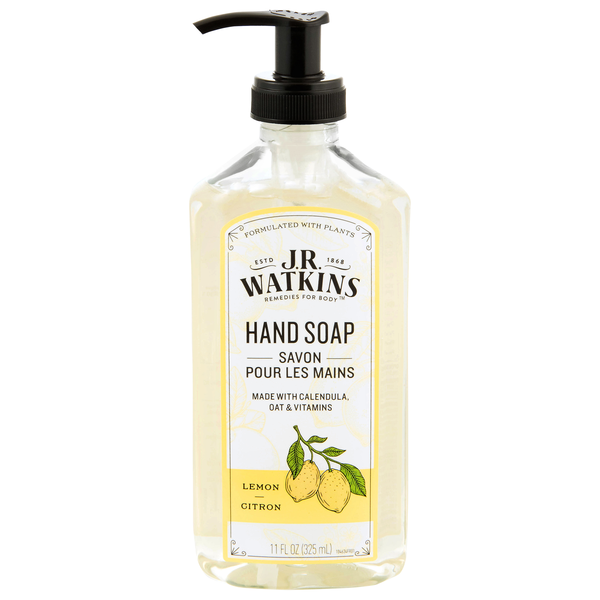 J.R. Watkins Natural Lemon Liquid Hand Soap Pump