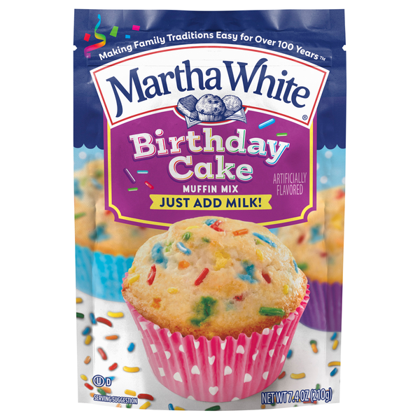 Martha White Birthday Cake Muffin Mix