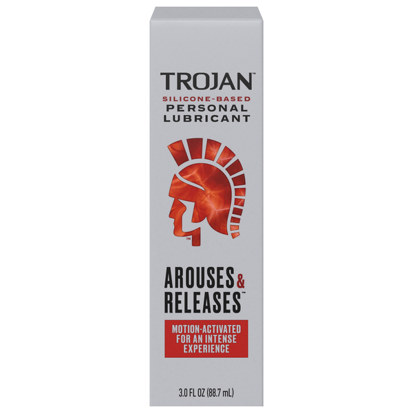 Trojan Arouses & Releases Silicone-Based Warming Personal Lubricant