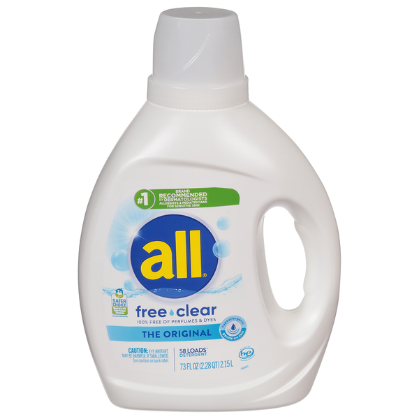 all The Original Free & Clear Liquid Laundry Detergent