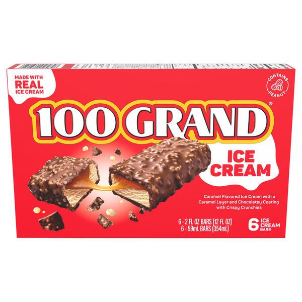 100 Grand Ice Cream Bars - 6 ct