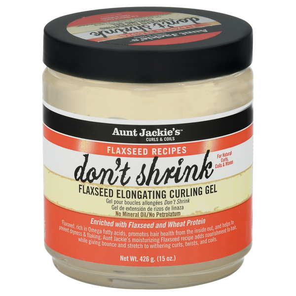 Aunt Jackie's Don't Shrink Flaxseed Elongating Curling Gel