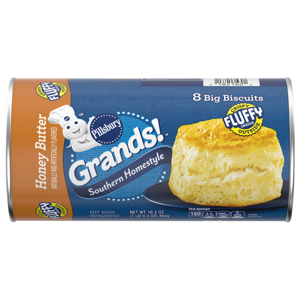 Pillsbury Grands! Southern Homestyle Honey Butter Biscuits - 8 ct
