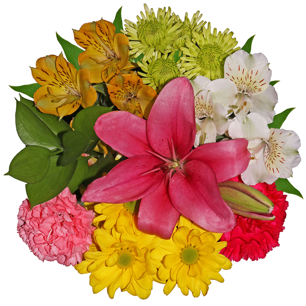 Our Brand Floral Medley Spring Bouquet (Colors May Vary)