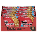 Nissin Top Ramen Beef Flavor Noodle Soup - 12 ct