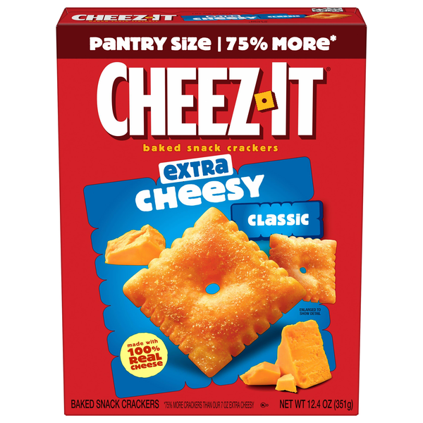 Cheez-It Extra Cheesy Baked Cheese Crackers