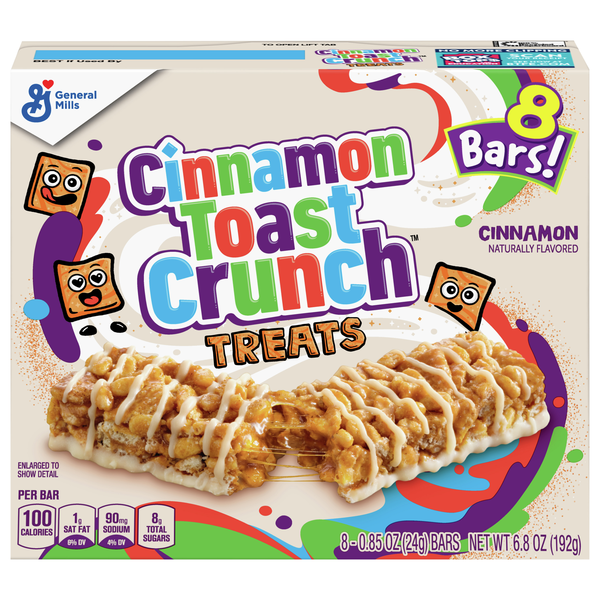 Cinnamon Toast Crunch Treat Bars - 8 ct