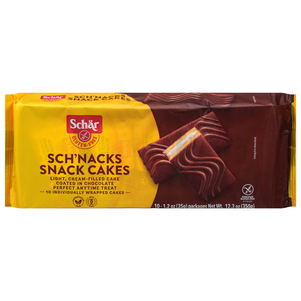 Save on Schar Sch'nacks Snack Cakes Gluten Free 10 ct Order Online