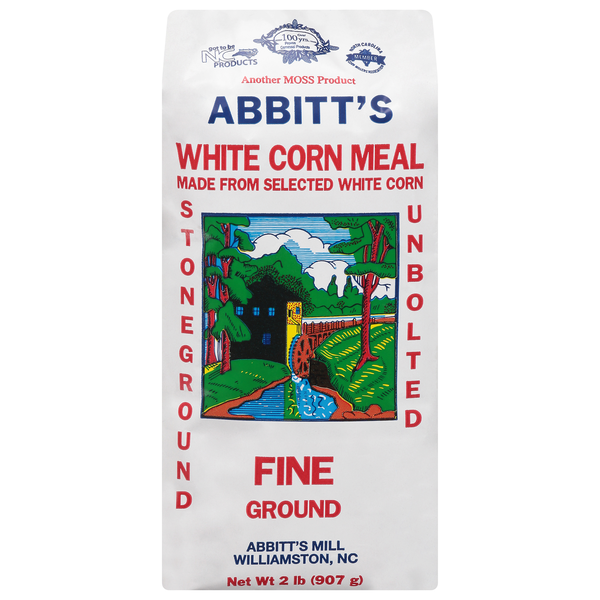 Abbitt's Fine Ground White Corn Meal