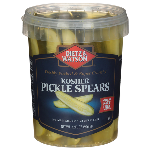 Save on Dietz & Watson Kosher Pickle Spears Order Online Delivery