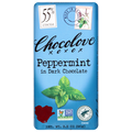 Chocolove Gluten Free Peppermint Dark Chocolate Candy Bar 55% Cocoa