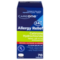 CareOne Allergy Relief 24 Hour Cetirizine Hydrochloride 10mg Tablets