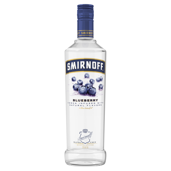 Smirnoff Vodka Twist of Blueberry Flavored