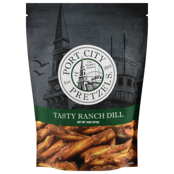 Port City Tasty Ranch Dill Flavored Pretzels