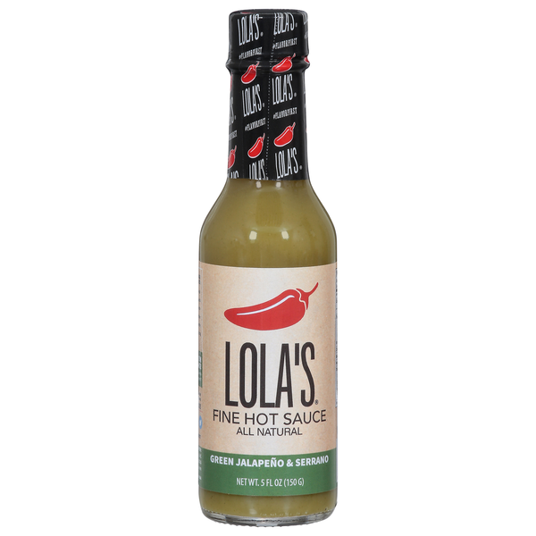 Lola's Green Jalapeno & Serrano Fine Hot Sauce