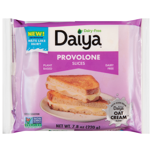 Daiya Dairy Free Plant-Based Vegan Provolone Slices - 10 ct