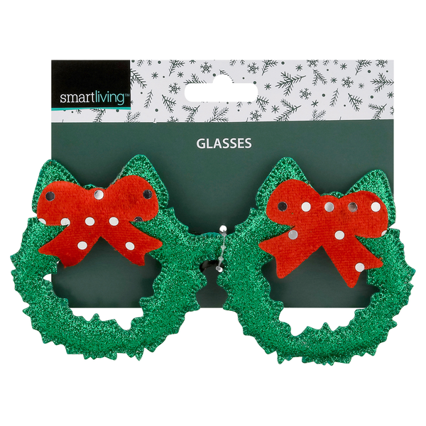 Smart Living Holiday Novelty Glasses Green