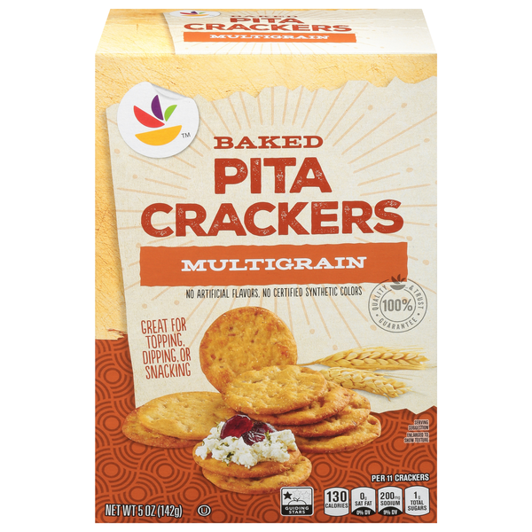 Stop & Shop Baked Multigrain Pita Crackers