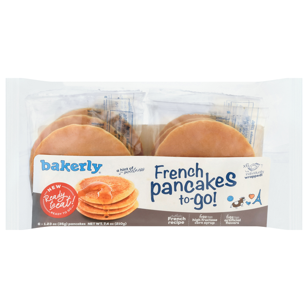 Bakerly French Pancakes To Go - 6 ct
