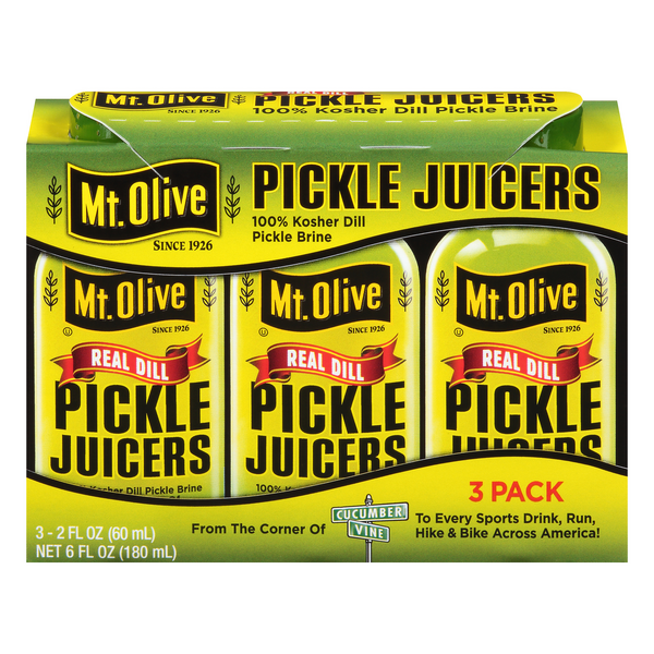 Save on Mt. Olive Real Dill Pickle Juicers 3 pk Order Online Delivery