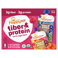 Happy Tot Organics Fiber & Protein Variety Pack Fruit & Veggie Blend - 8 ct