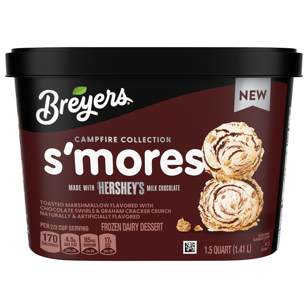 Breyers Campfire Collection S'mores Frozen Dairy Dessert