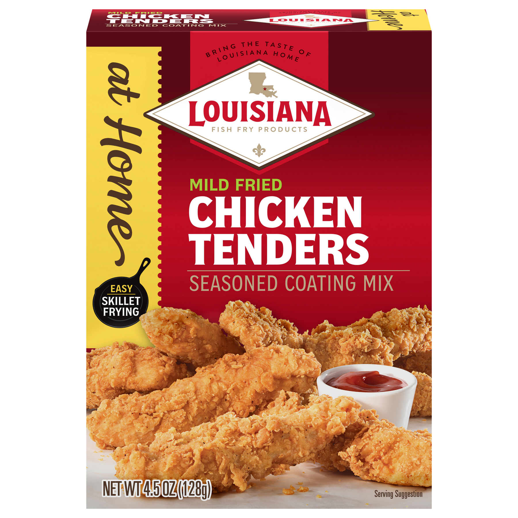 None Louisiana Mild Fried Chicken Tenders Seasoned Coating Mix