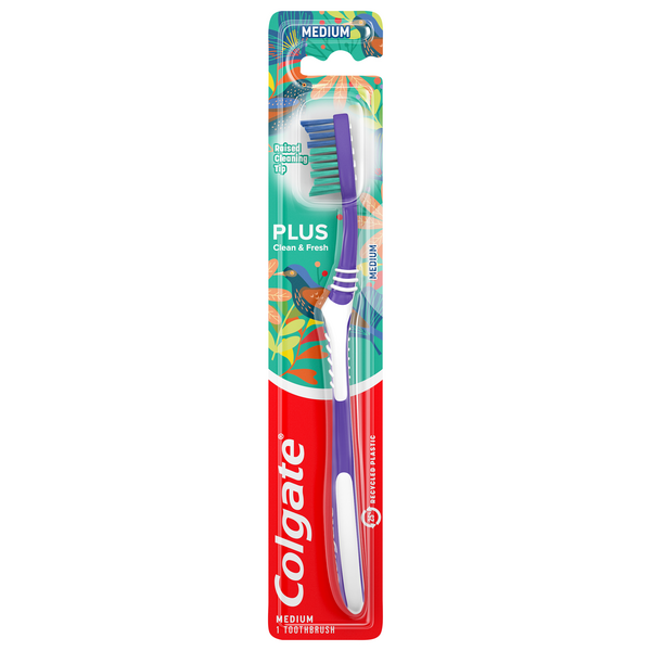 Colgate Plus Clean & Fresh Toothbrush Medium
