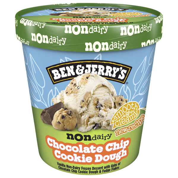Ben & Jerry's Non-Dairy Vegan Chocolate Chip Cookie Dough Frozen Dessert
