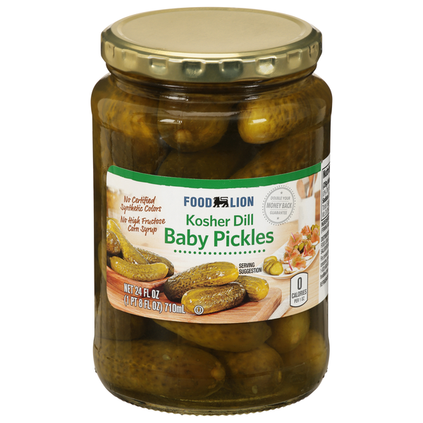 Food Lion Fresh Pack Kosher Baby Dill Pickles