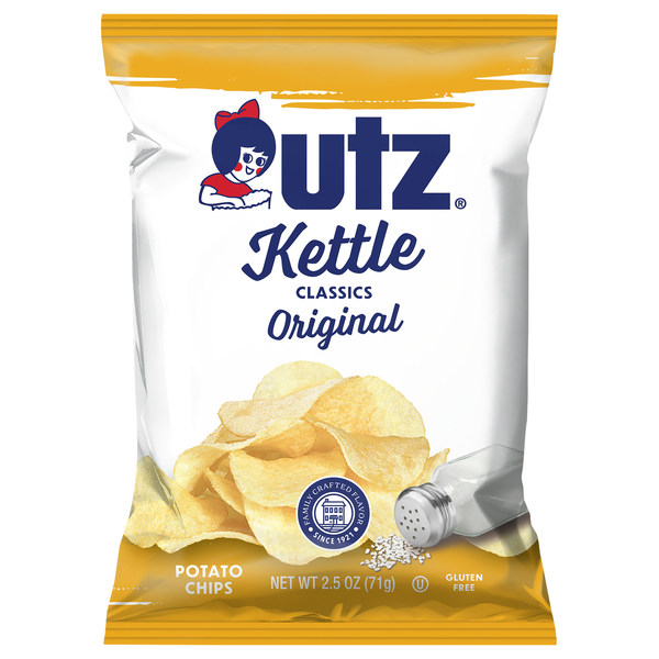 Utz Kettle Classics Gluten Free Original Potato Chips