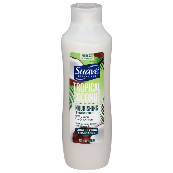 Suave Essentials Nourishing Shampoo Tropical Coconut Family Size