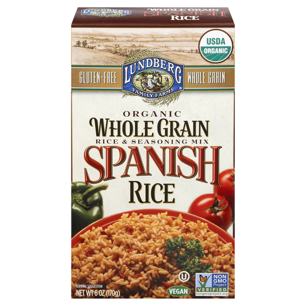 Save on Lundberg Whole Grain Rice & Seasoning Mix Spanish Rice Organic