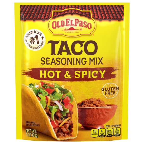 Old El Paso Hot & Spicy Taco Seasoning Mix Packet