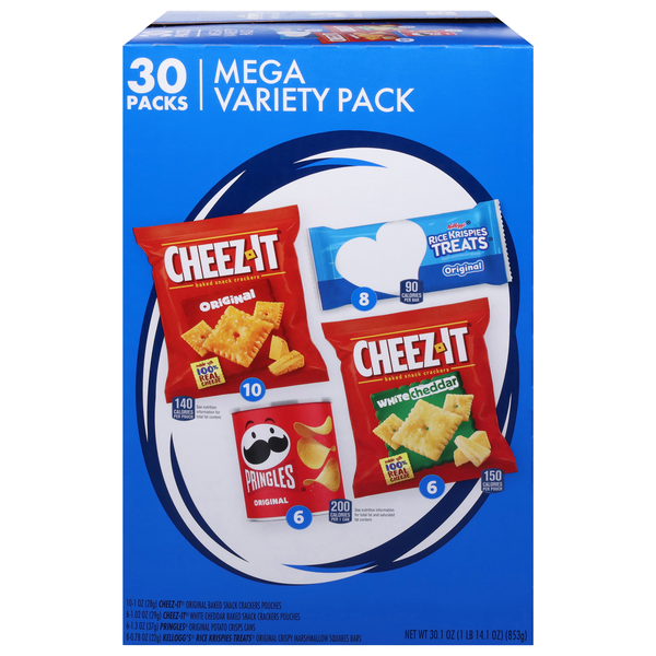 Cheez-It Mega Variety Packs - 30 ct