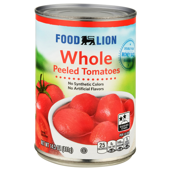 Food Lion Whole Peeled Tomatoes