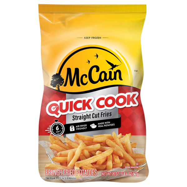 McCain Quick Cook Straight Cut French Fried Potatoes Frozen