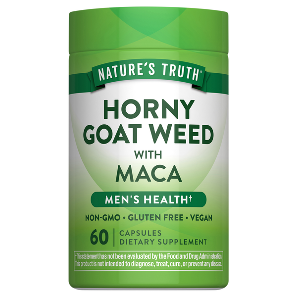 Nature's Truth Horny Goat Weed with MACA Capsules