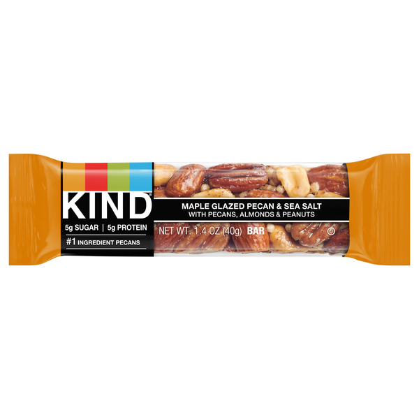 KIND Gluten Free Maple Glazed Pecan & Sea Salt Bar