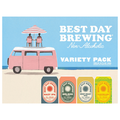 Best Day Brewing Non-Alcoholic Beer Variety Pack - 12 pk