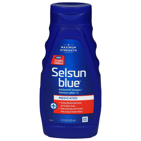 Selsun Blue Maximum Strength Medicated Antidandruff Shampoo