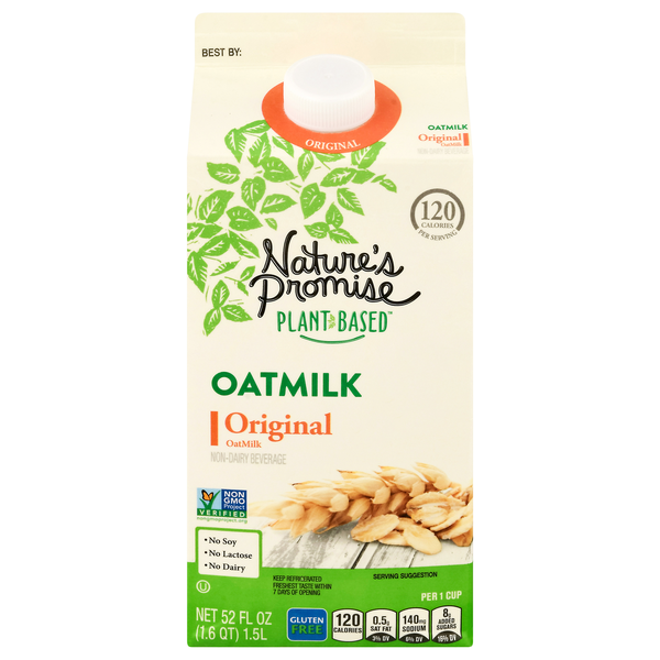 Is Nature's Promise A Good Brand Save on Nature's Promise Plant-Based OatMilk Original Order Online