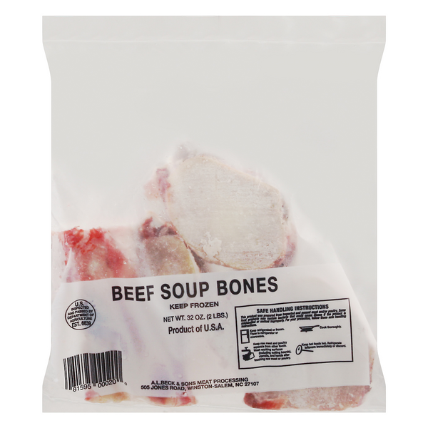 Save on A.L. Beck & Sons Beef Soup Bones Frozen Order Online Delivery