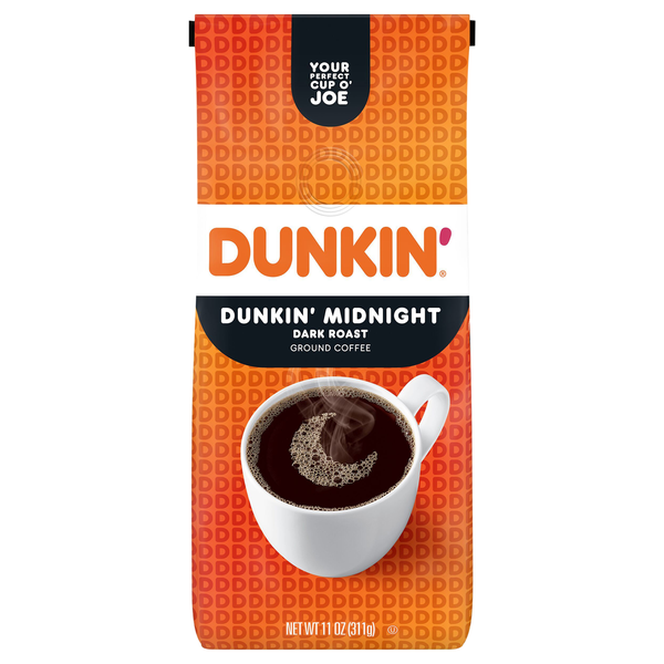 Dunkin' Midnight Dark Roast Ground Coffee