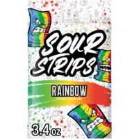 Sour Strips Rainbow Flavored Candy