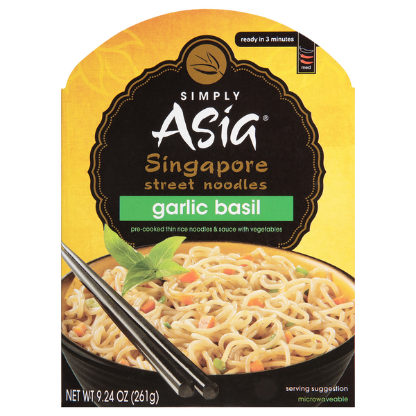 Save on Simply Asia Singapore Street Noodles Garlic Basil Mild Gluten