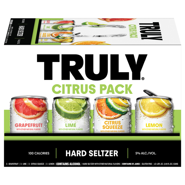 TRULY Hard Seltzer Citrus Variety Pack - 12 pk